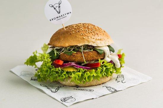 KROWARZYWA Vegan Burger